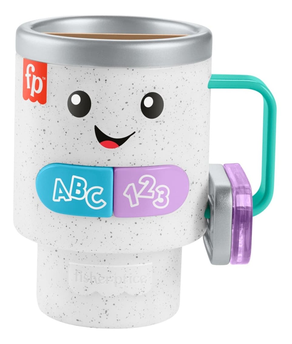 EAN 0194735228232 - Fisher-Price Laugh & Learn Wake Up & Learn Coffee Mug imagen 1