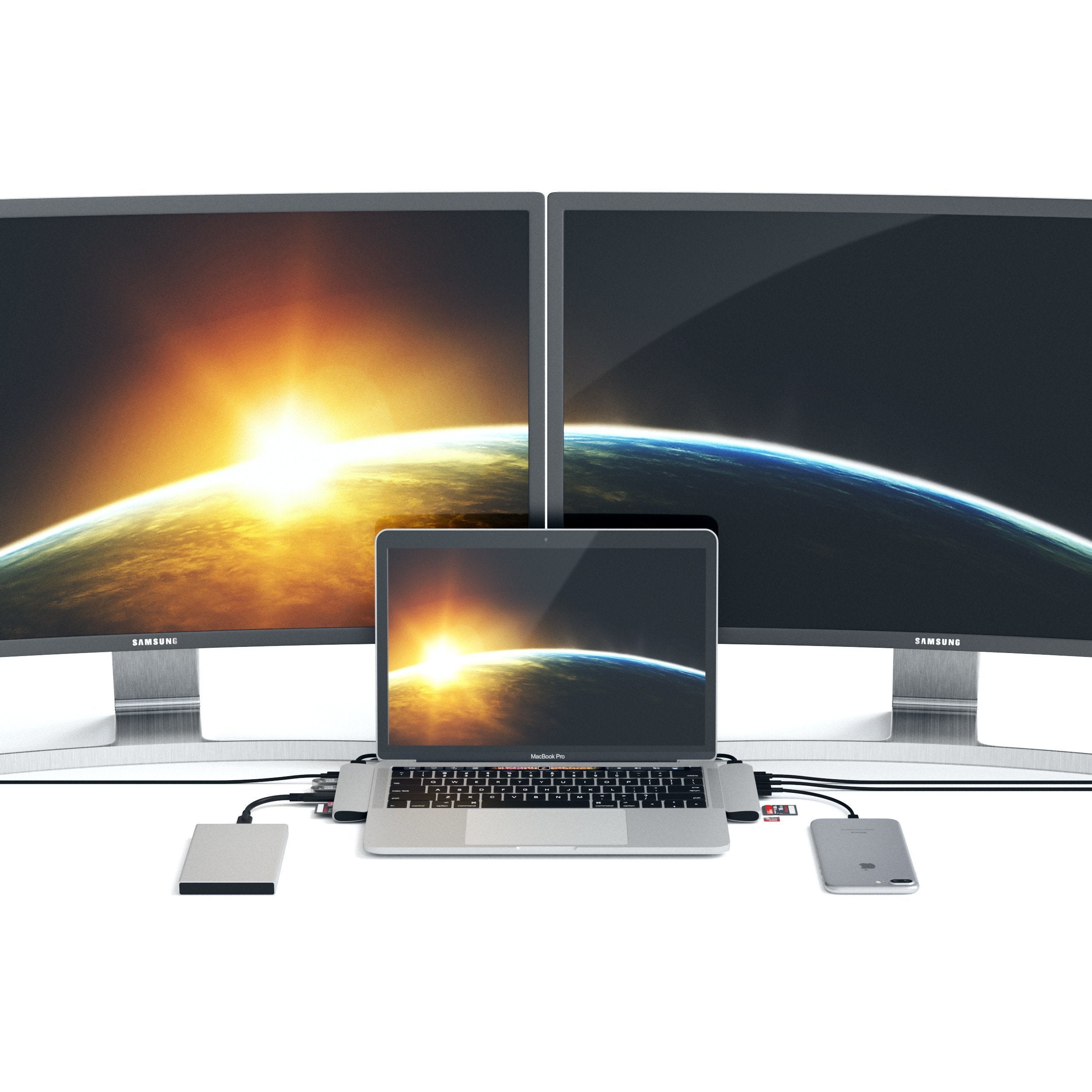 Eatechi Type-C Pro Hub 4k Hdmi Silver