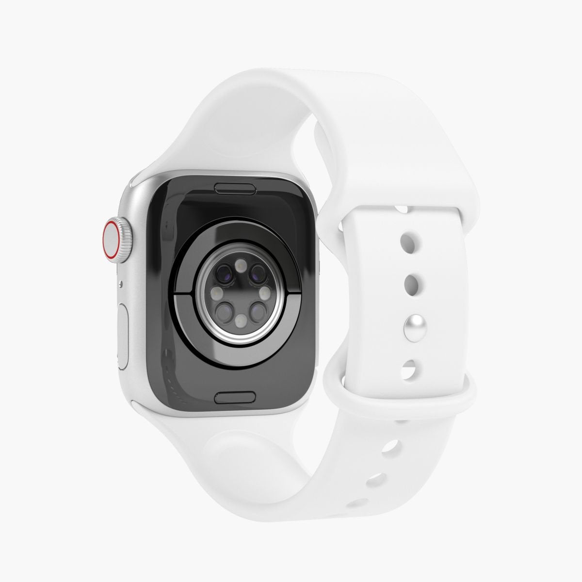 Vonmählen Watchstrap For Apple Silicone Loop Funda 2 Band One White (Aws00005)