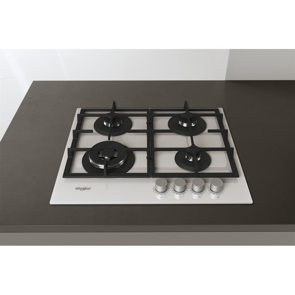 EAN 8003437605222 - Whirlpool AKTL629/WH Blanco Integrado 59 cm Encimera de gas 4 zona(s) imagen 7