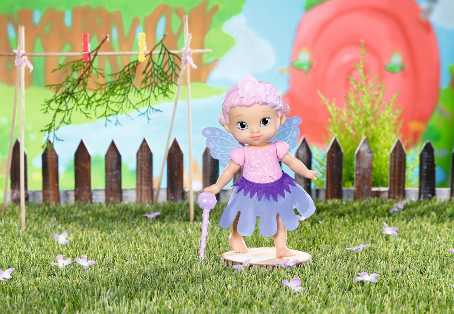 Muñeca Zapf Creation Baby Born® Storybook Fairy Violet 18cm, 833780