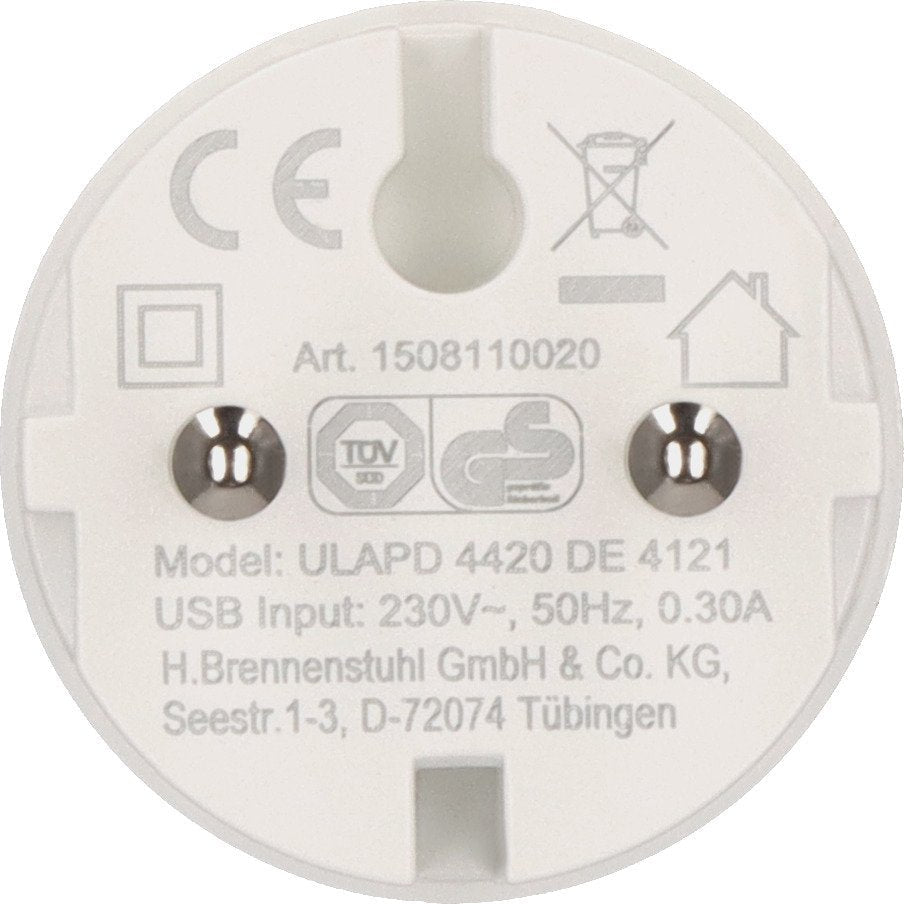 Brennenstuhl Steckdoseneinsatz Schuko Usb C Pd20w