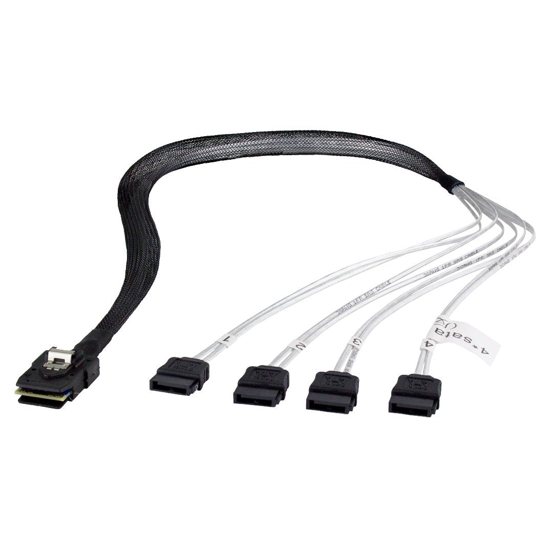 Fantec Src-Mini Sas Zu 4x Sata Kabel