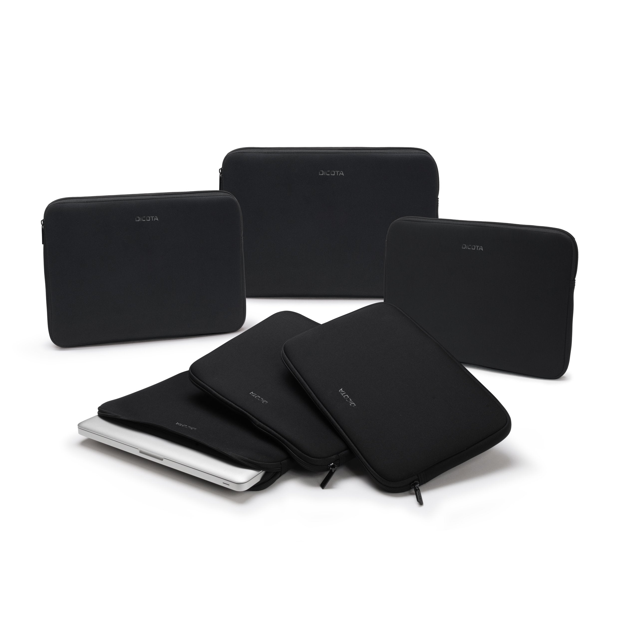 Dicota Perfect Skin Funda Negra Para Portátiles De 12 A 12,5''