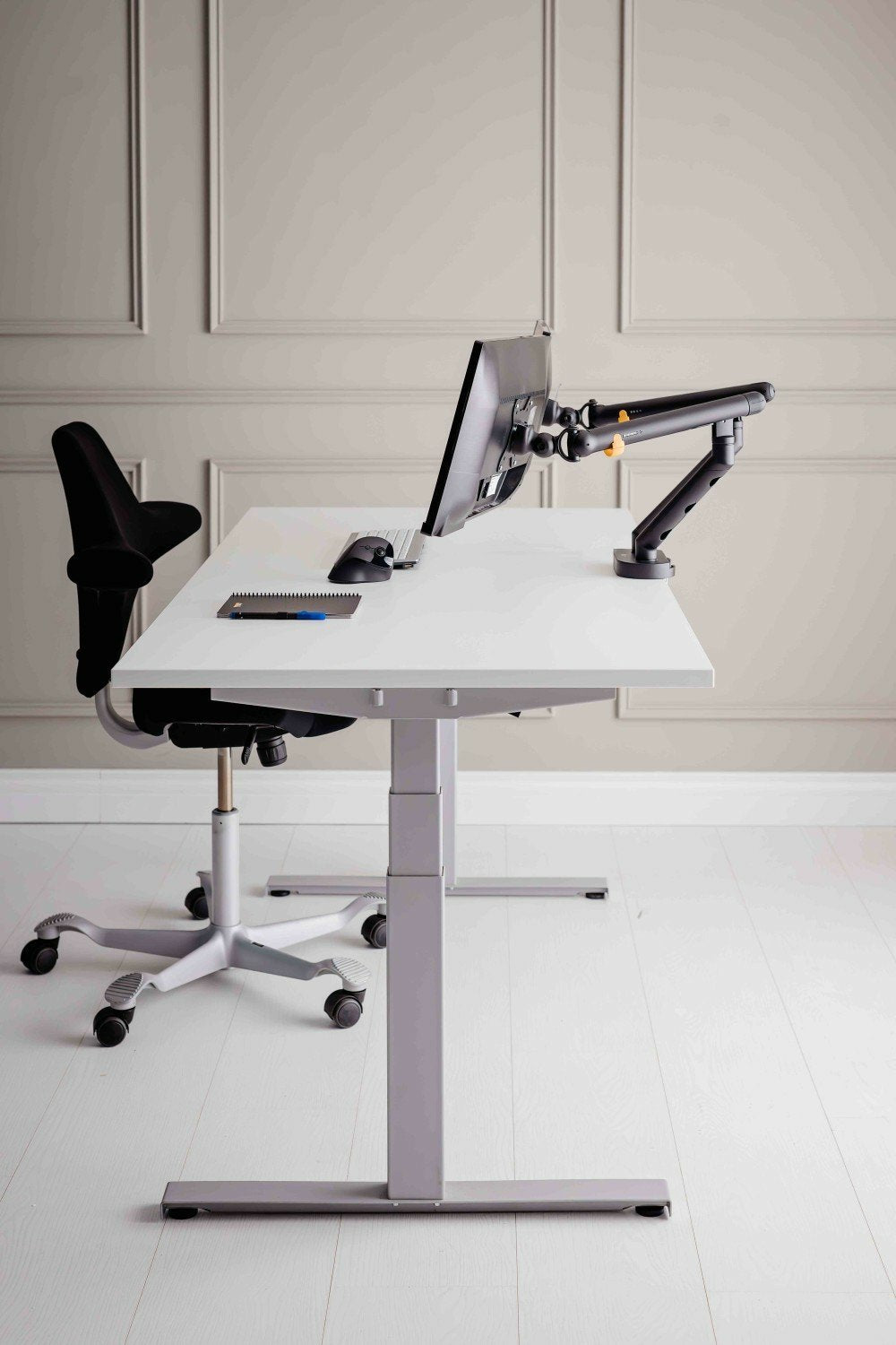 Bakkerelkhuizen Be Flexible Dual 88,9 Cm (35") Gris Escritorio