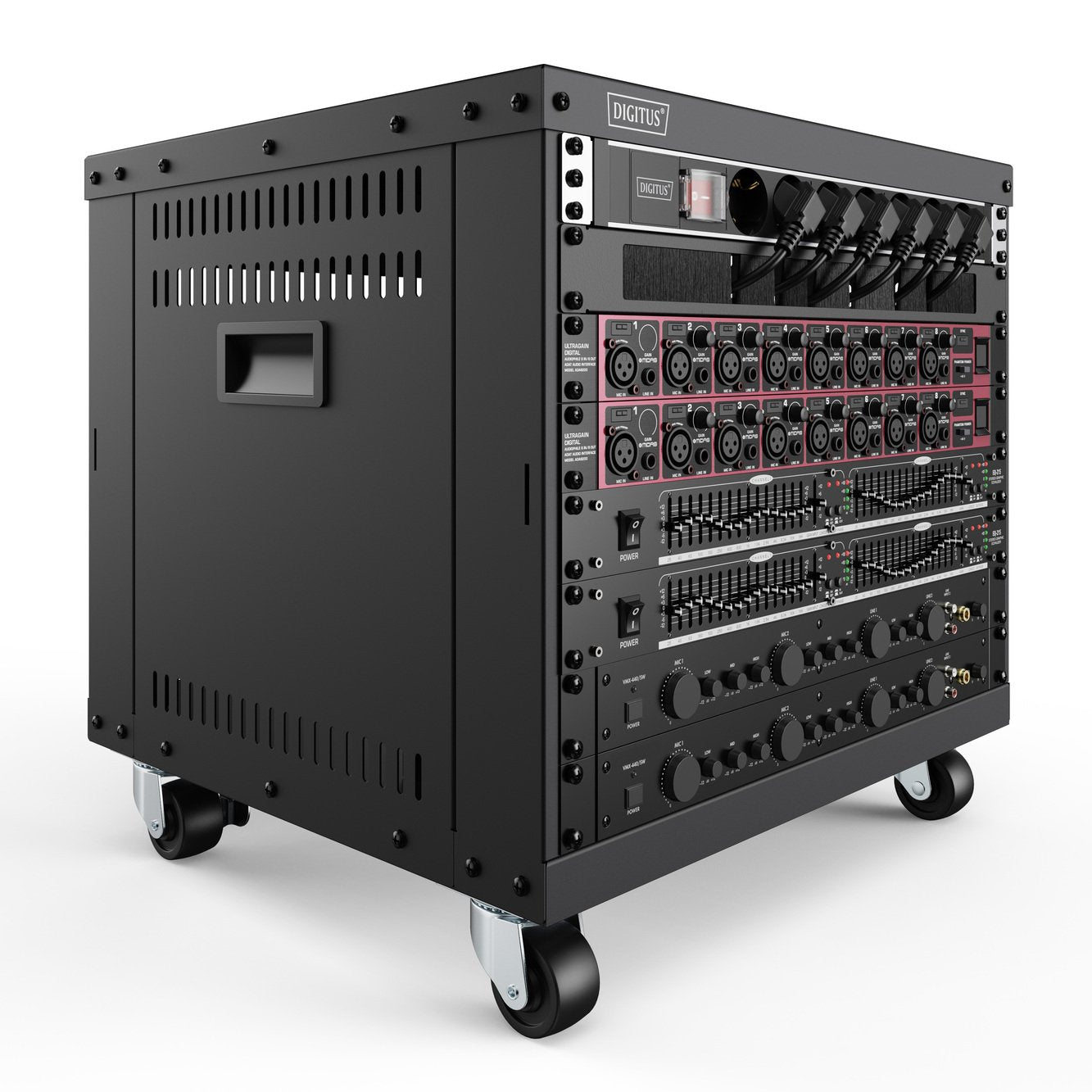 EAN 4016032490302 - Digitus DN-48000 armario rack 8U Rack o bastidor independiente Negro imagen 3