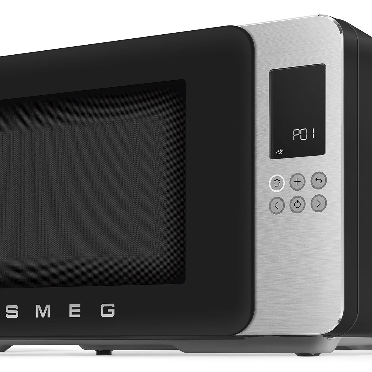 Smeg Mikrowelle M. Grill Moc01blmeu , Negro