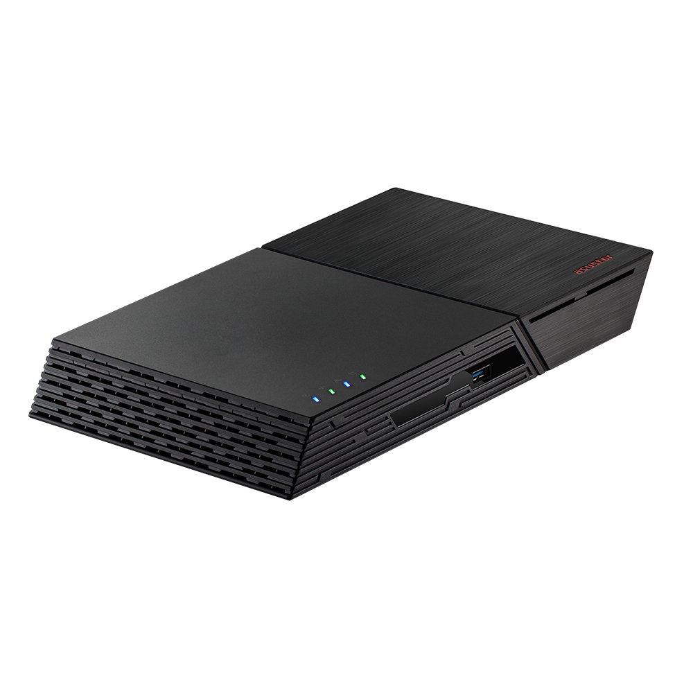 Nas Asustor Mini Desktop 12 Bay Nas Quad-Core 2.0ghz 10gbe Port 4gb Ram Ddr4
