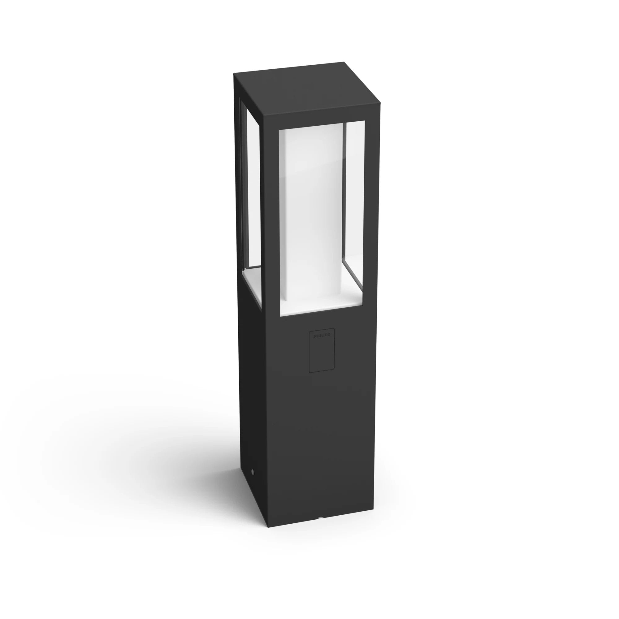 Soporte Para Exteriores Philips Impress, Blanco Y Ambiente De Color, Led Integrado De 8 W, Antracita