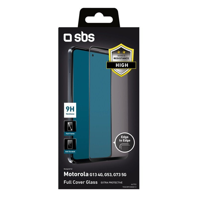 Funda  Sbs Glas Displayschutz Full Para Motorola G13 4g/G53/G73 5g