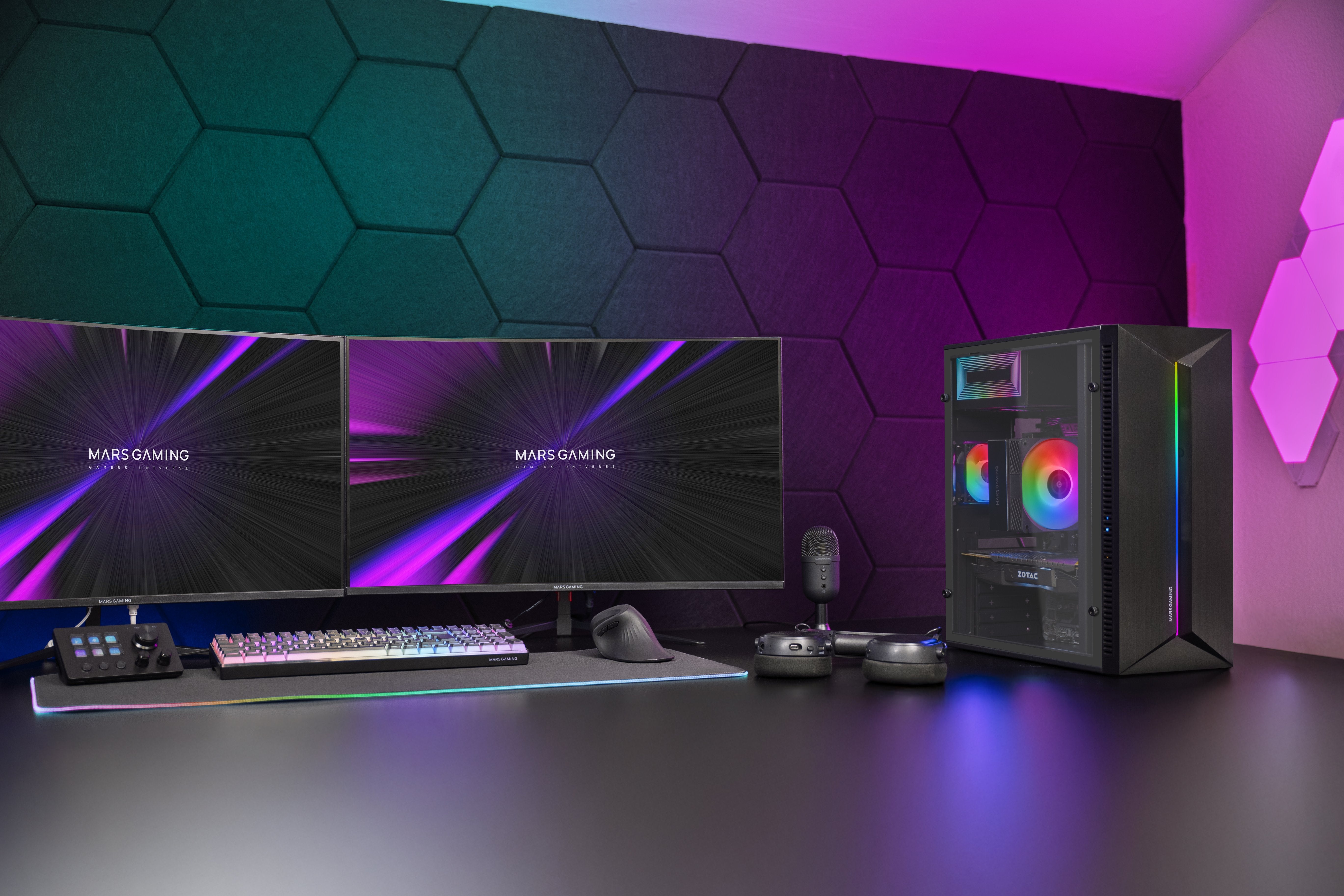 Caja Gaming Semitorre Mars Gaming Mc-Blaze