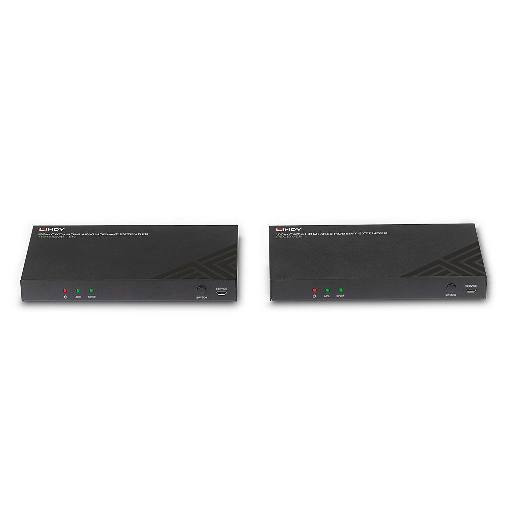 Lindy 38340 Extensor Kvm Transmisor Y Receptor (Lindy Extender Hdbaset 100m Cat.6 Hdmi 4k60)