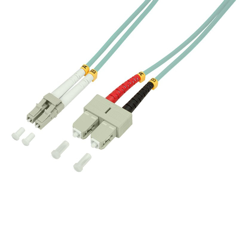 Lwl Cable De Red Om3 Lc Sc 3.0m Duplex Logilink