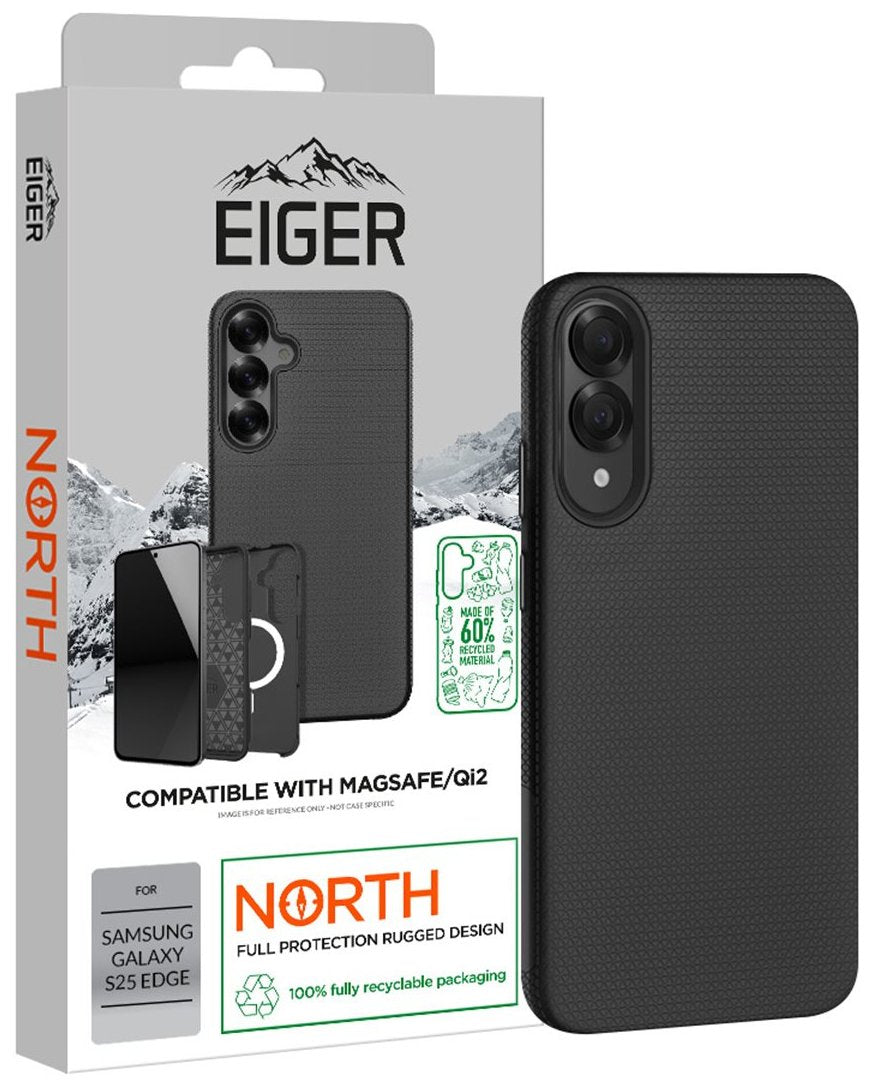 Eiger North Magsafe Case Grs Galaxy S25 Edge Schwarz