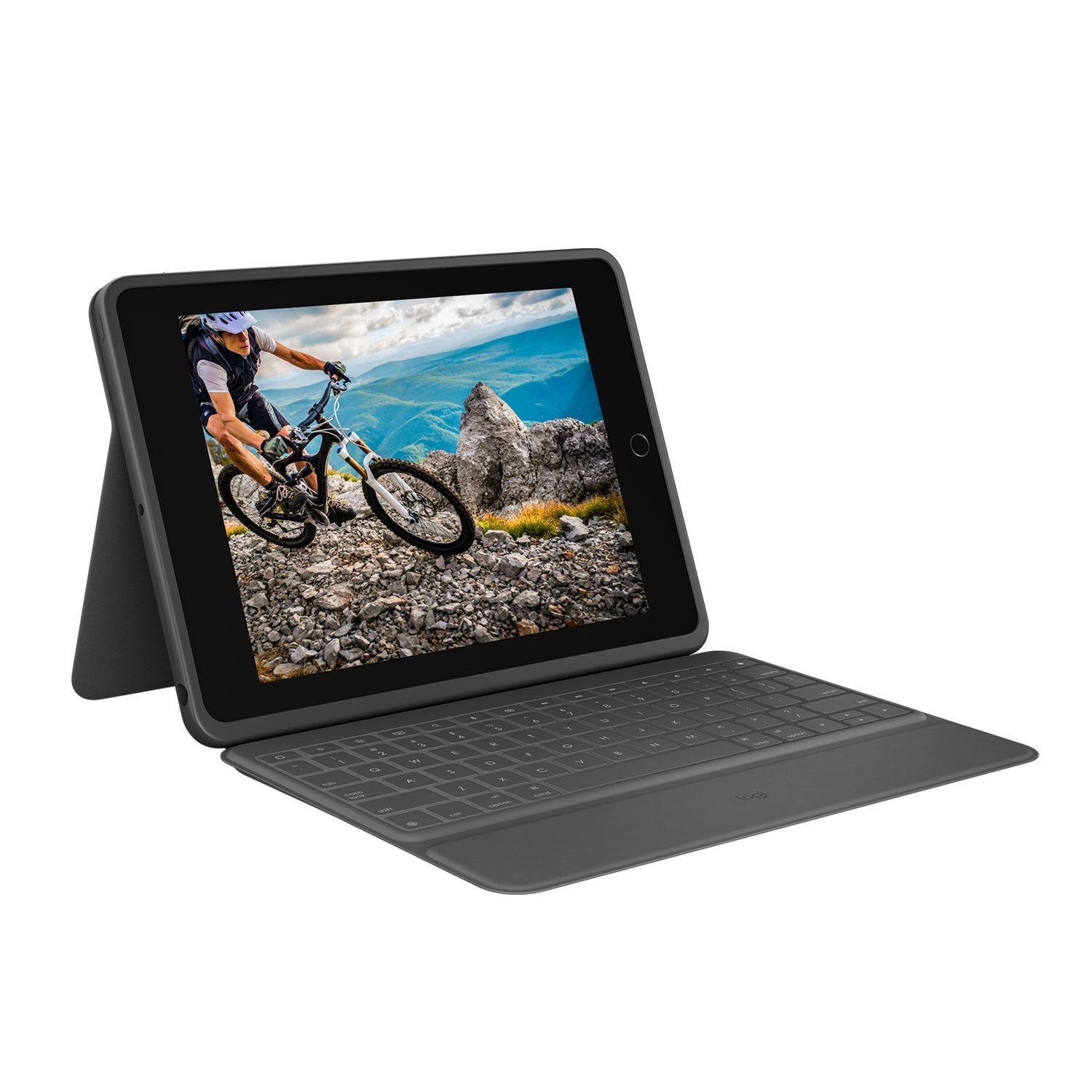 Teclado  Bluetooth Funda Logitech Rugged Folio Para Ipad ( 7 Generacion)  P/N:920-009317