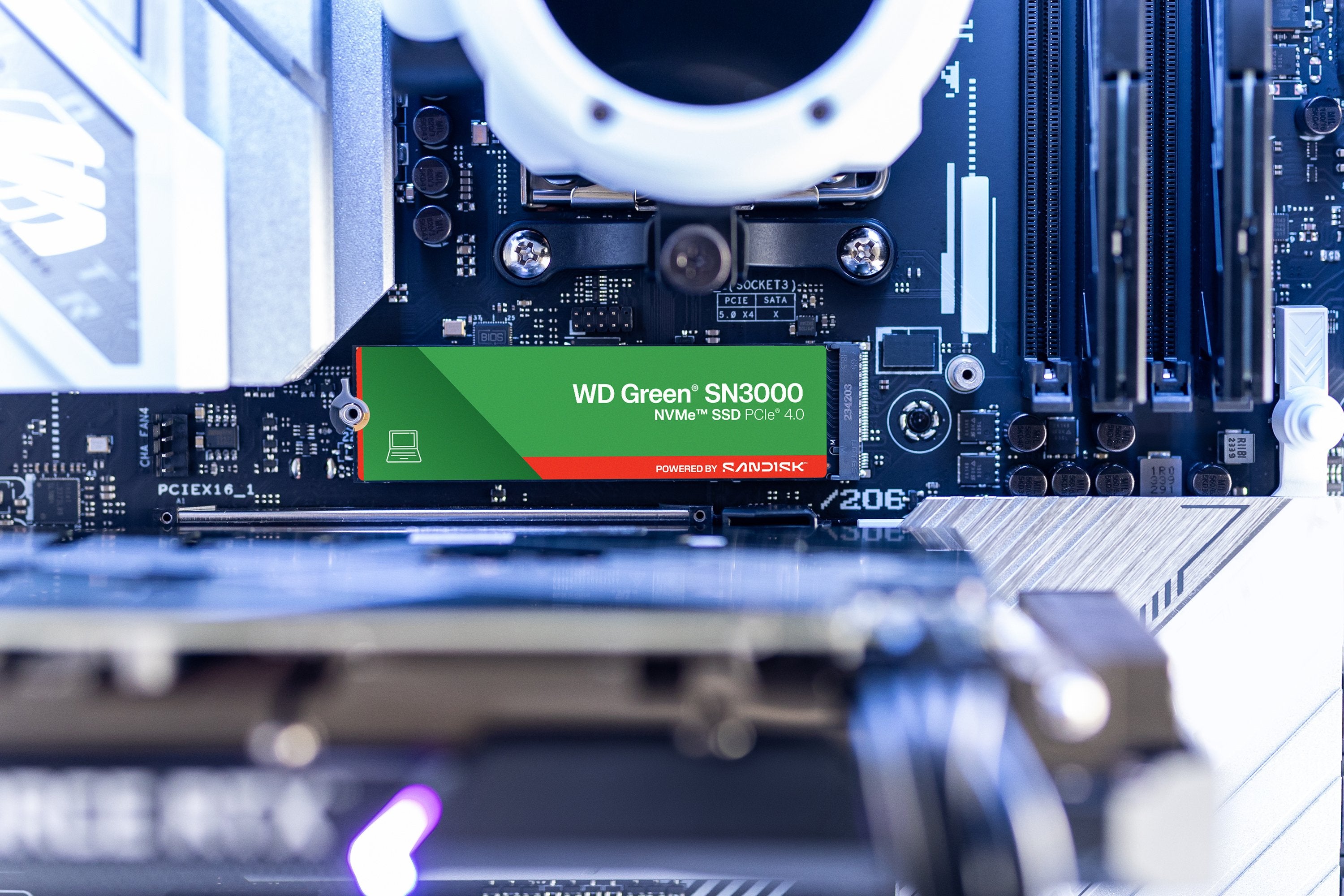 EAN 0718037904634 - SanDisk Green WD SN3000 NVMe 500 GB M.2 PCI Express 4.0 QLC 3D NAND imagen 10