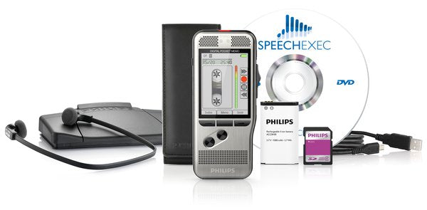 Philips Dpm7700 Slide Switch Memo With Speechexec 11 Transcription Set