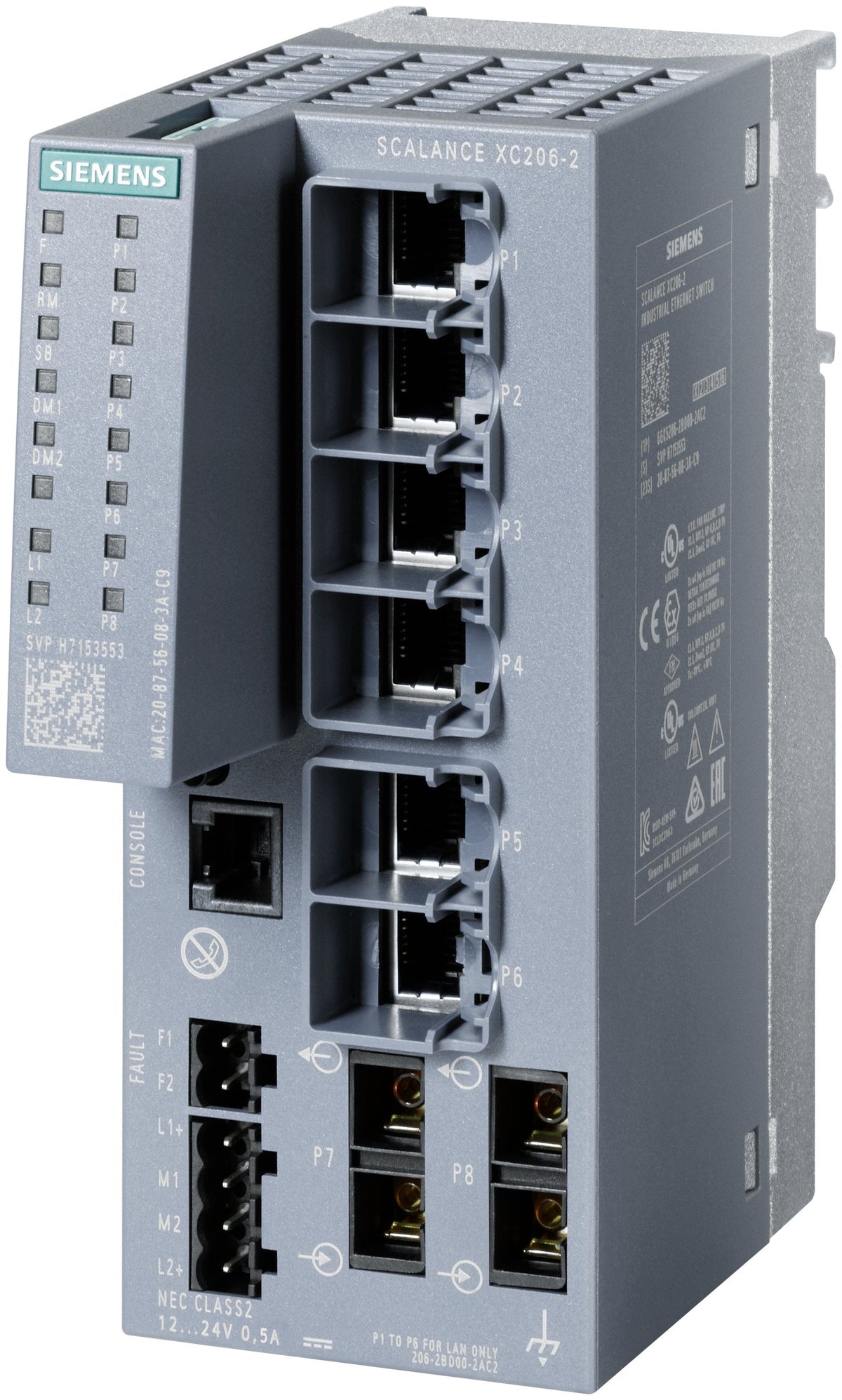 Siemens 6gk5206-2bd00-2ac2 Industrial Ethernet Switch 10 - Switch - Wlan