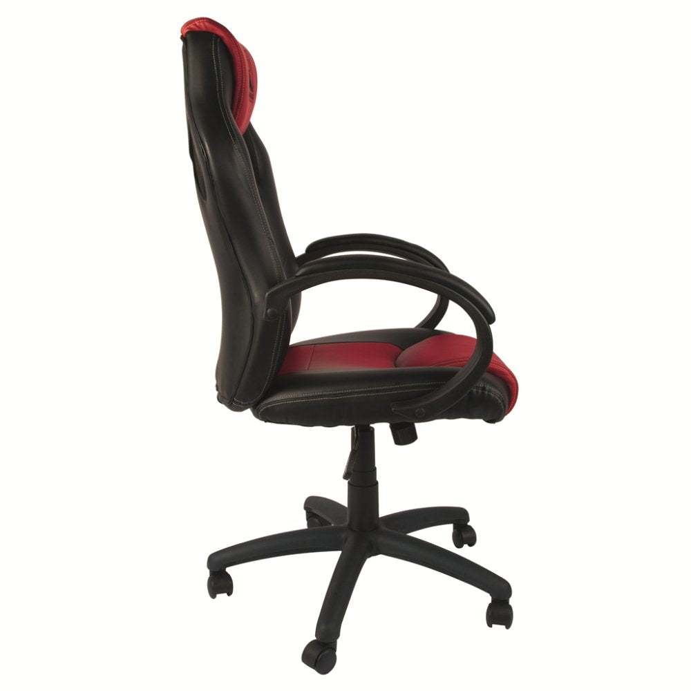 Silla Gamer Konix Drakkar Jotun Gran Comodidad Y Ergonomiaº Color Negro Y Rojo   Kon Chair Dk Jotun