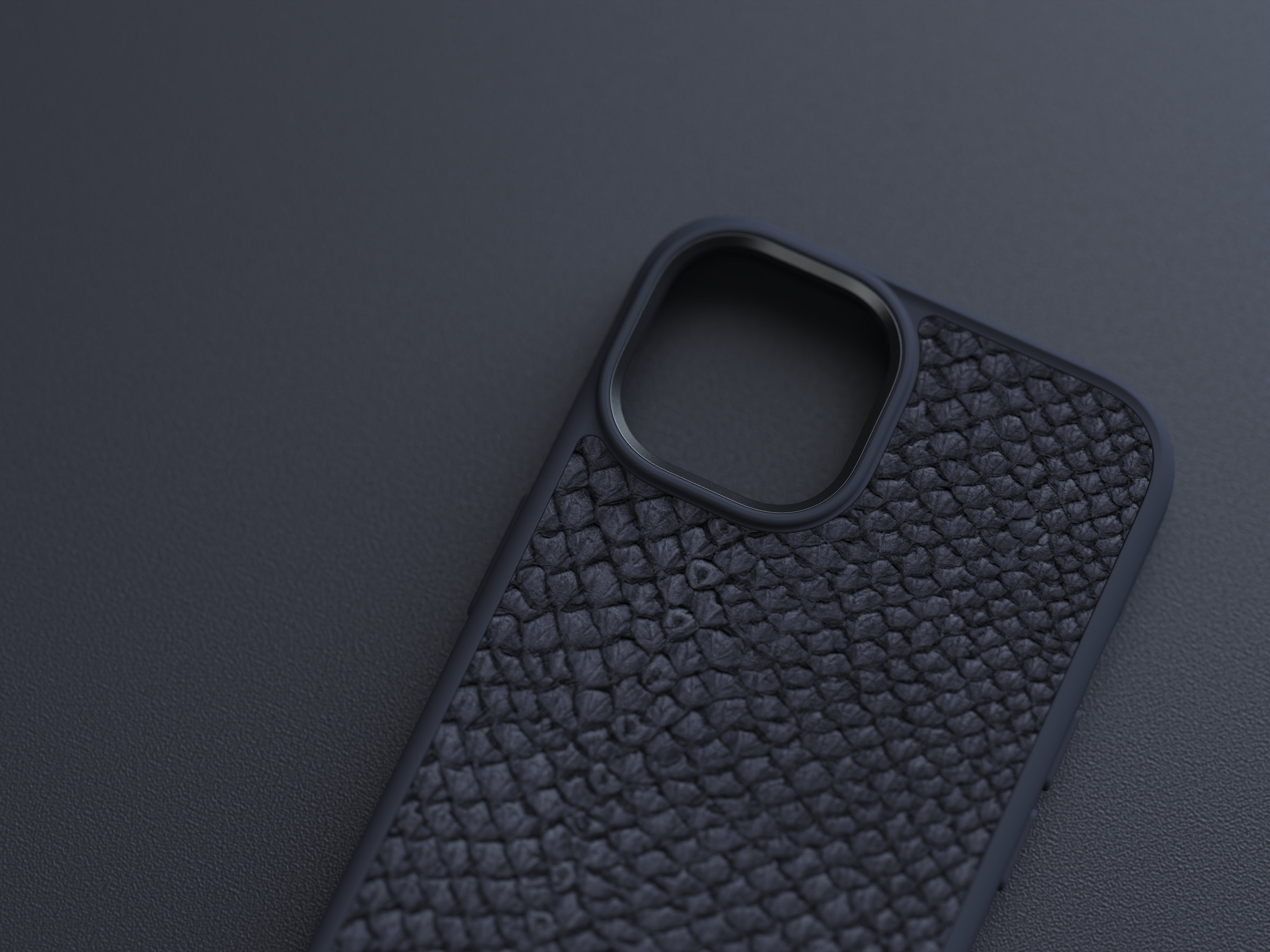 Funda De Cuero Iphone 14 (6.1) Negro