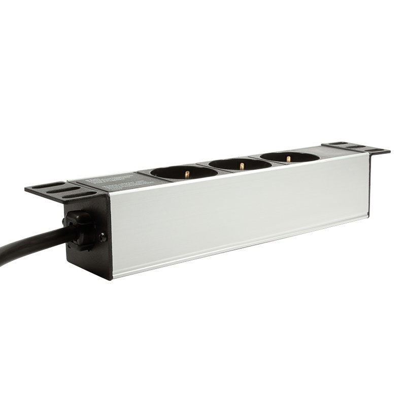 Logilink Pdu3b01 Unidad De Distribución De Energía (Pdu) 1u Negro 3 Salidas Ac