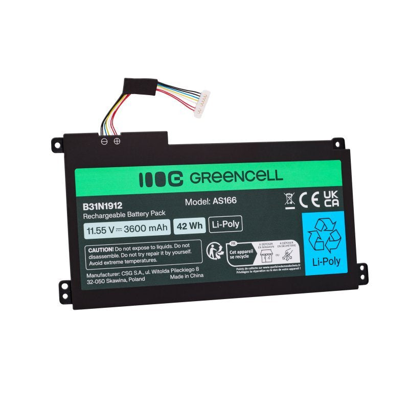 Greencell Battery For Asus C31n1912   B31n1912 3hwpp Asus Vivobook 14: E410ma, L410ma, E410ka, E510ma