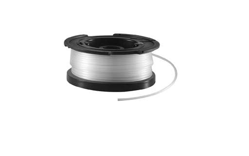 Carrete De Hilo Black+Decker Reflex/Afs A6485-Xj, Hilo De Corte Blanco, 10 Metros, Pack Económico 2+1 A6485-Xj
