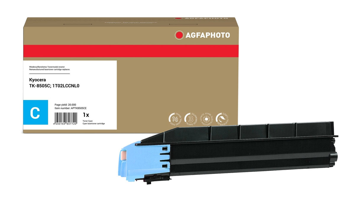 EAN 4250164847720 - AgfaPhoto APTK8505CE cartucho de tóner Compatible Cian imagen 1