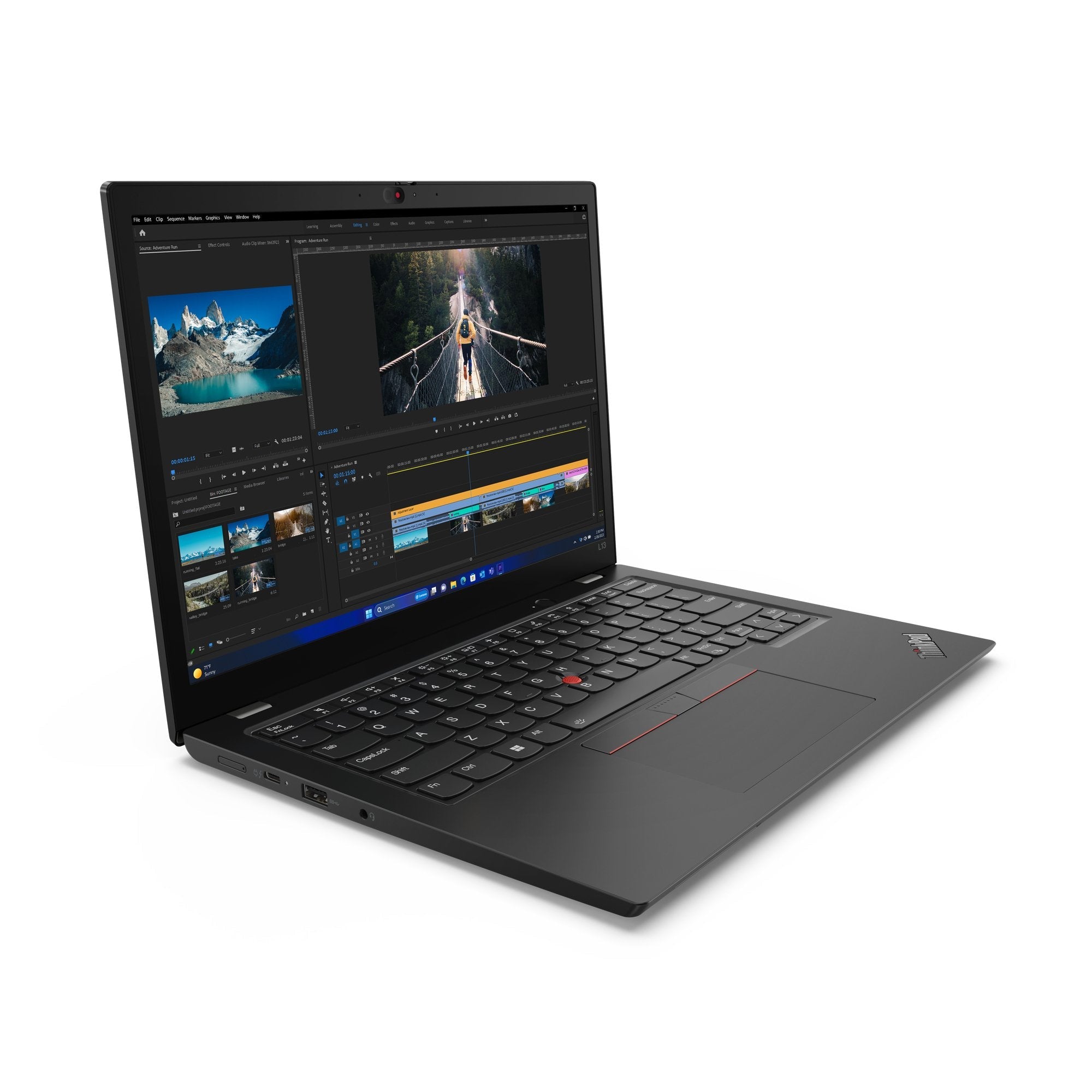 Portátil Lenovo Thinkpad L13 Gen 5 Ultra 7 155u 16gb 512gb Ssd 13.3" W11pro Upgradable To 4g 1año Premier Support + Co2 Offset