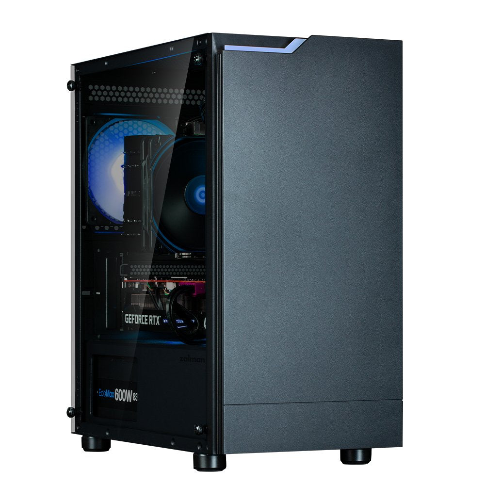 Caja Pc  Zalman T4 Plus Matx 1 X Vent 120mm Argb 2xusb 3.0 Negro S/N Fuente Zalma-8809213762246