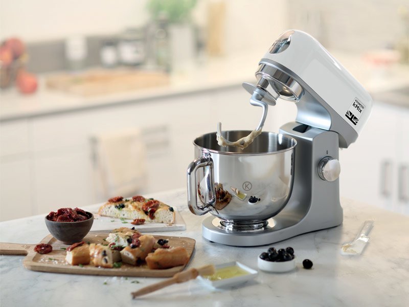 Kenwood Kmx750wh Robot De Cocina 1000 W 5 L Blanco Blanco/Plateado, 5 L, Blanco, Giratorio, Acero Inoxidable, Metal, Metal