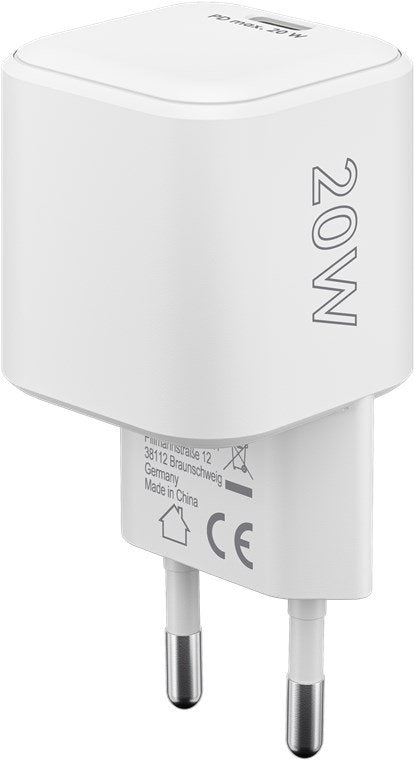 Cargador Rápido Goobay 20w Usb-C Pd Gan (Blanco) 76691