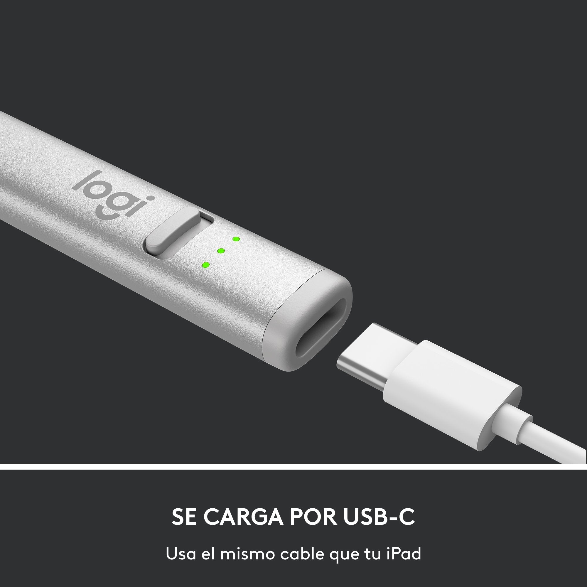 Logitech Crayon Lápiz Digital 20 G Plata