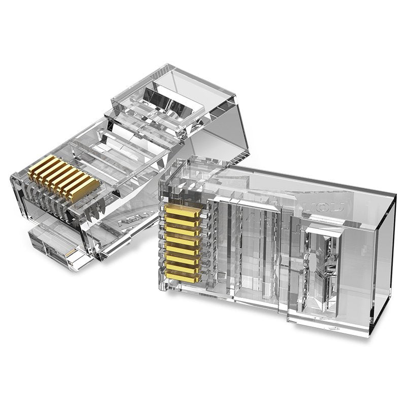 EAN 6922794744158 - Vention IDBR0-50 conector RJ-45 Plata, Transparente imagen 1
