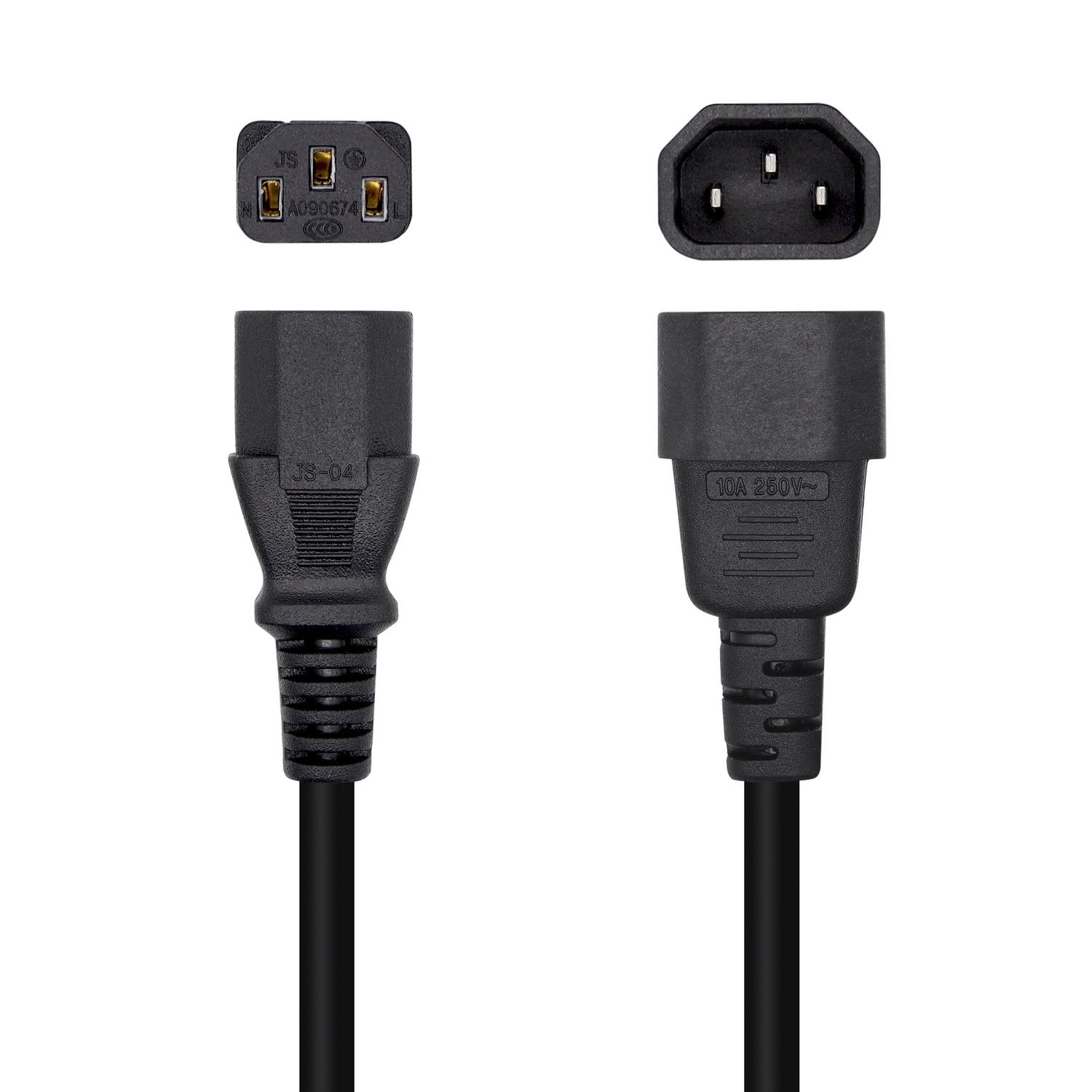 EAN 8436574706031 - AISENS A132-0532 cable de transmisión C13 acoplador C14 acoplador imagen 2