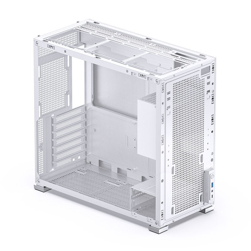 Jonsbo D41 Mesh Atx Carcasa, Tempered Glass - Blanco