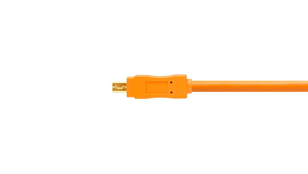 Tether Tools Cu8015-Org Cable Usb 4,6 M Usb 2.0 Usb A Mini-Usb B Naranja