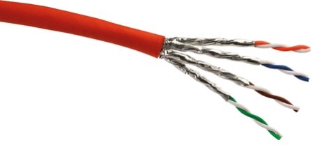 Schwaiger Cat 7 Cable De Red 10 Gbit/S 25m Orange