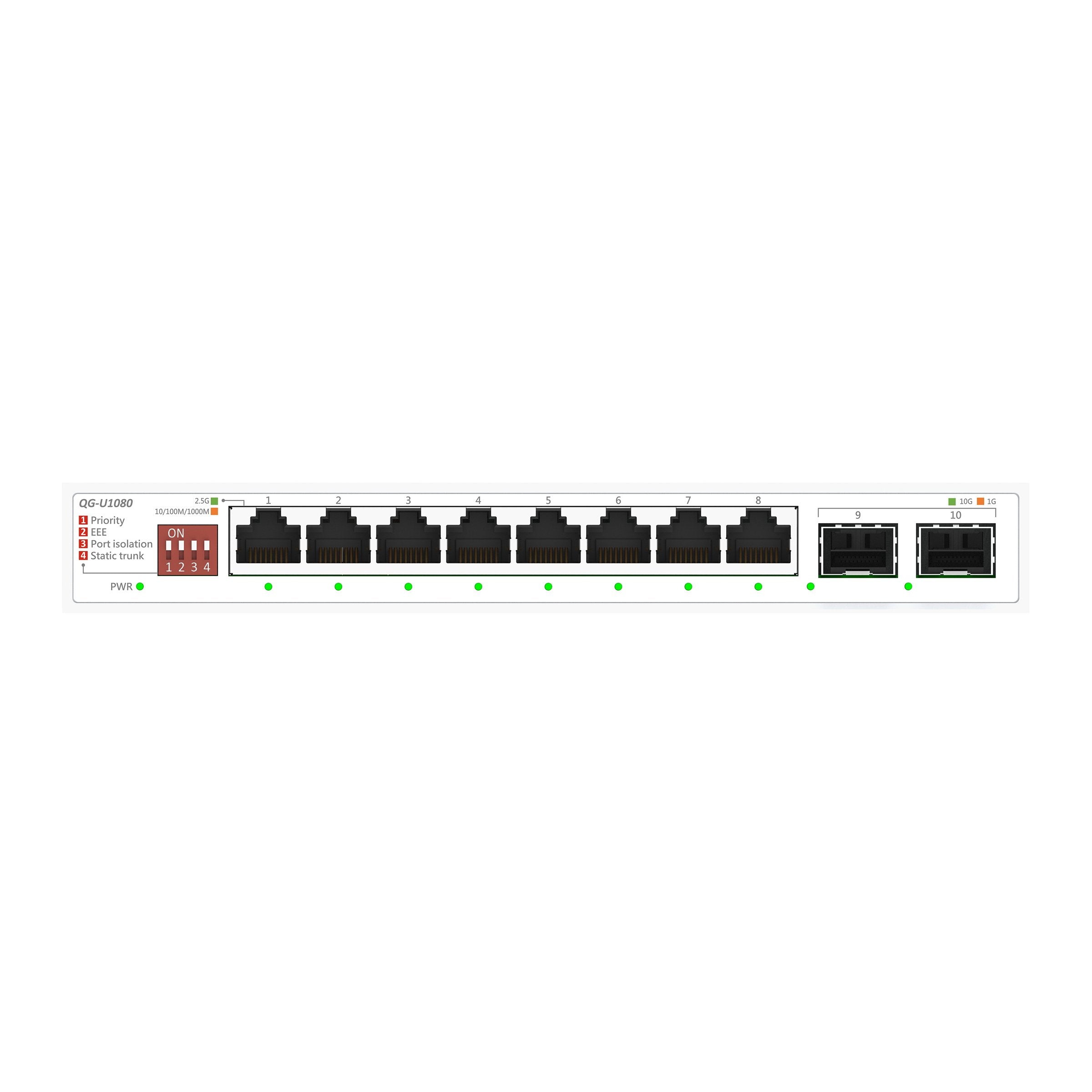EAN 4711387868720 - ASUS QG-U1080 No administrado 2.5G Ethernet (100/1000/2500) Blanco imagen 1