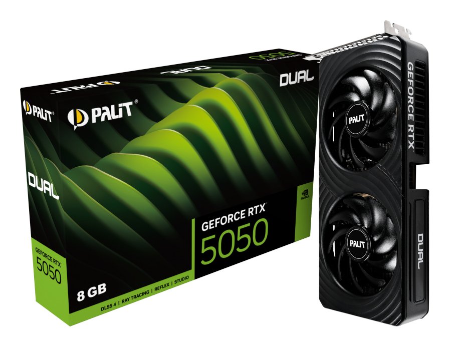 Tarjeta Grafica Palit Rtx5050 Dual 8gb Gddr6 Hdmi 3xdp