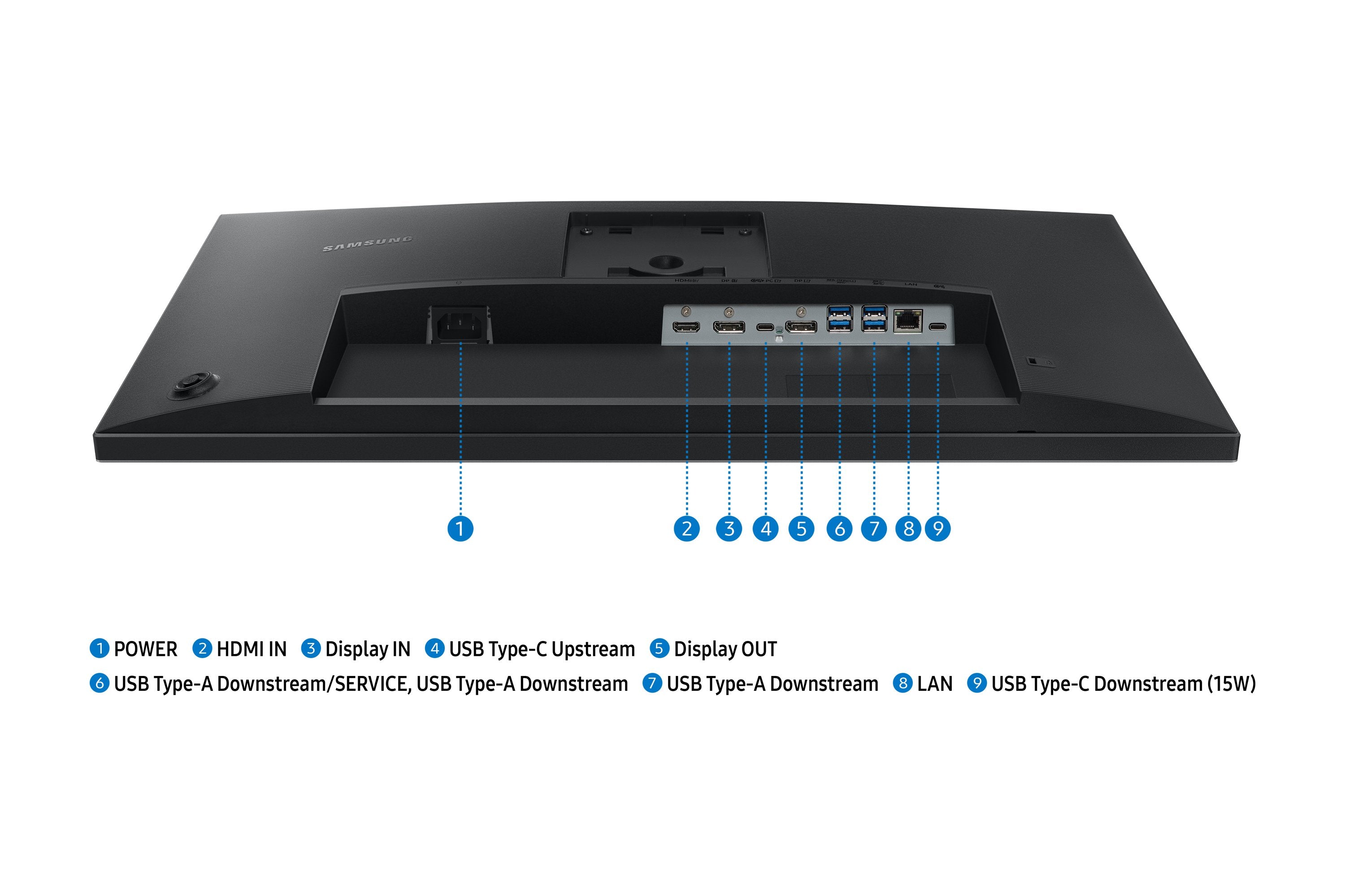 Samsung Ls27f430uauxen 27" S43uf Fhd 1920x1080 Ips Panel 100hz Usb-C 90w 15w Hdmi Dp Dp Out Lan Rj45