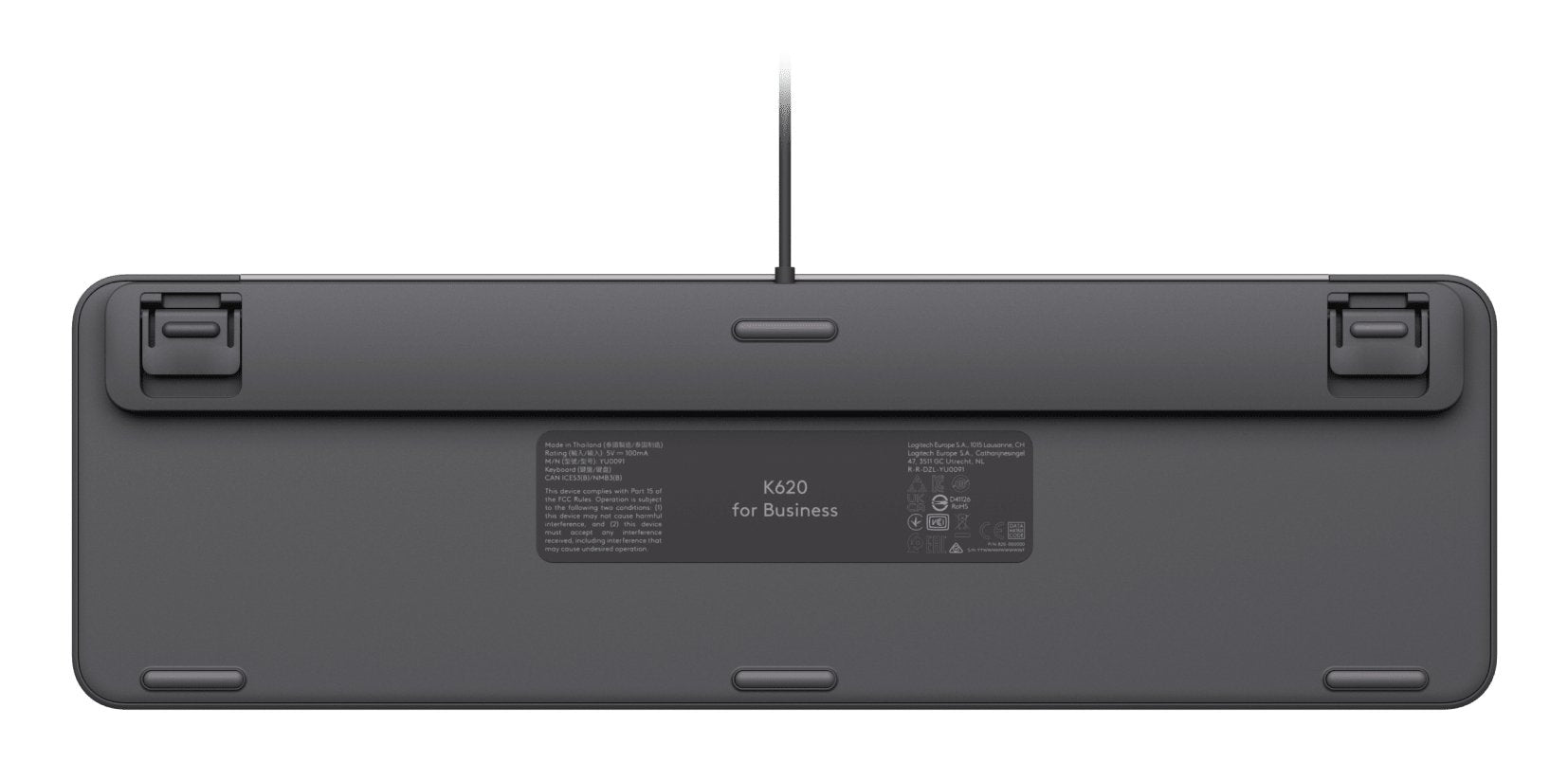 EAN 5099206129504 - Logitech Signature Slim Wired K620 for Business teclado Universal USB QWERTY Internacional de EE.UU. Graf imagen 5