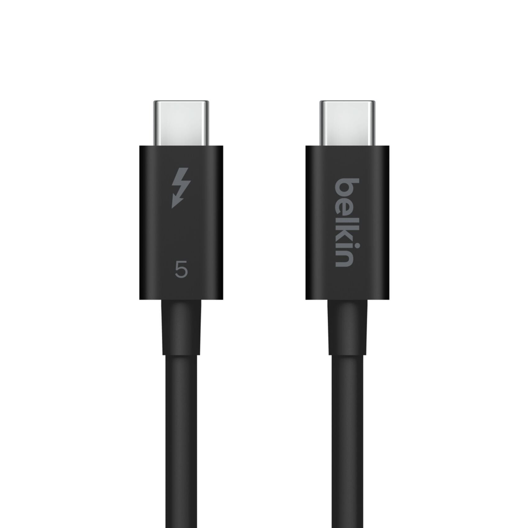 Cable Usb-C A Usb-C Belkin Inz005hq1mbk Thunderbolt 5 240w 8k 1m Color Negro