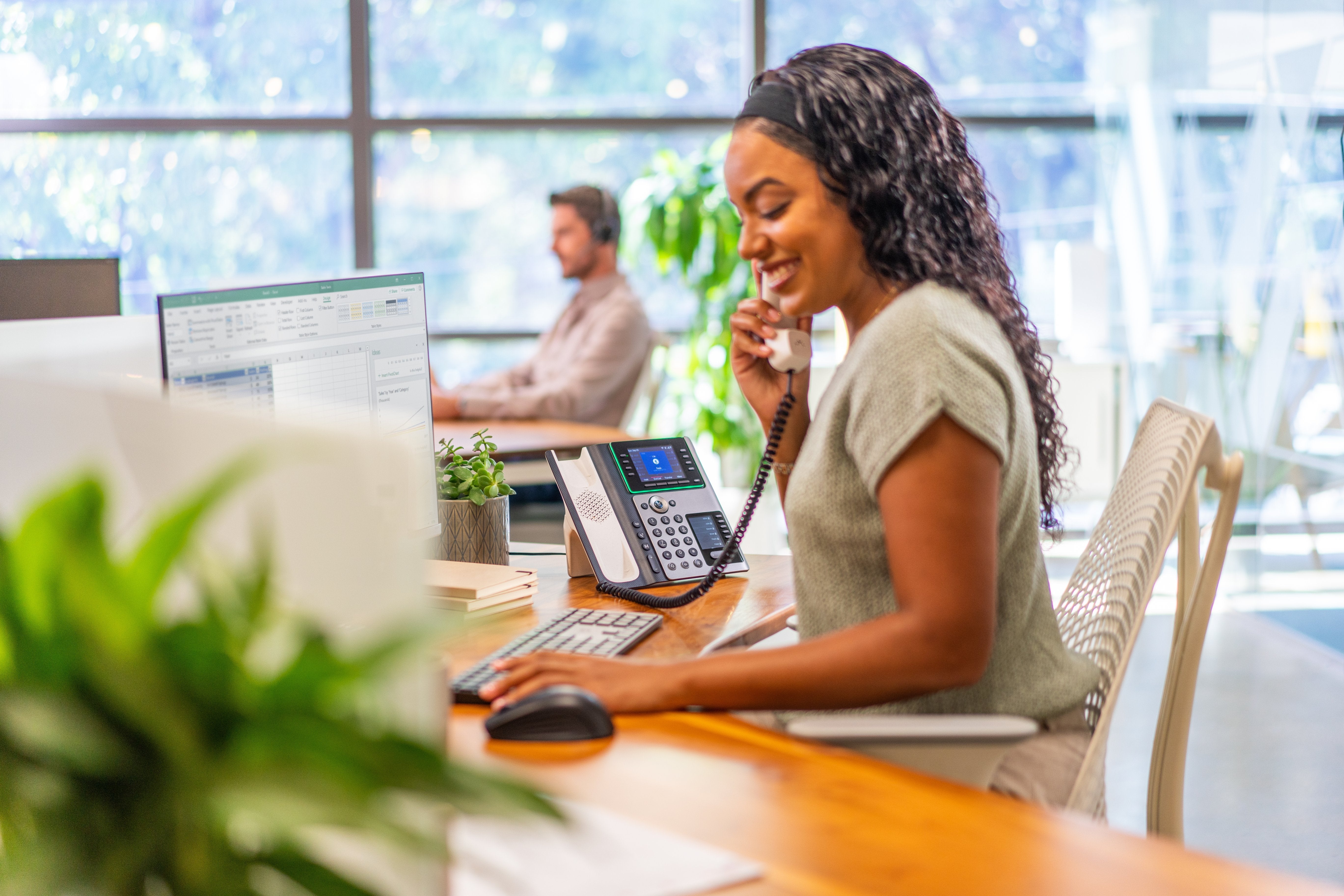 Poly Edge E450 Teléfono Ip Negro 8 Líneas Ips Wifi