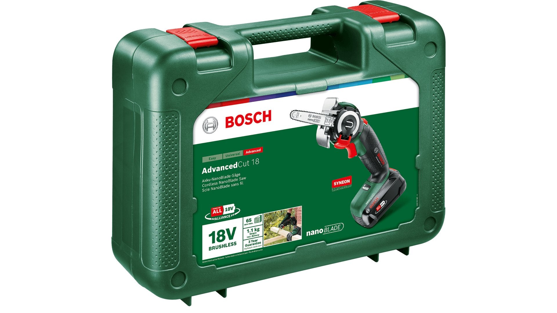 EAN 4053423201918 - Bosch AdvancedCut 18 7000 RPM Negro, Verde, Rojo, Plata imagen 3