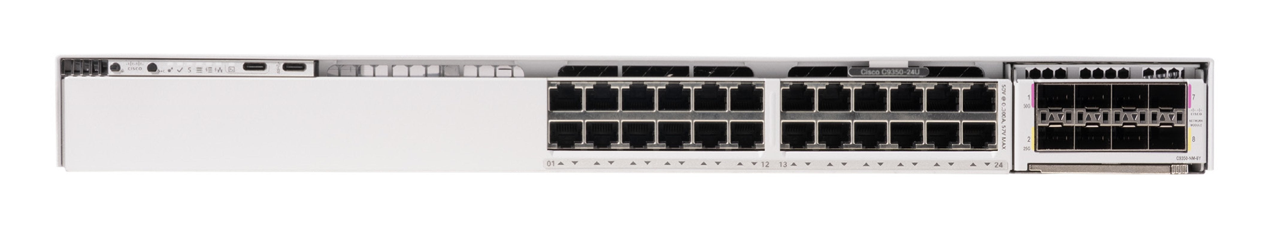Cisco C9350-24u Conmutador L3 Gestionado 24 X 10/100/1000 (Upoe) Sobremesa Montable En Rack Upoe (1440 W)
