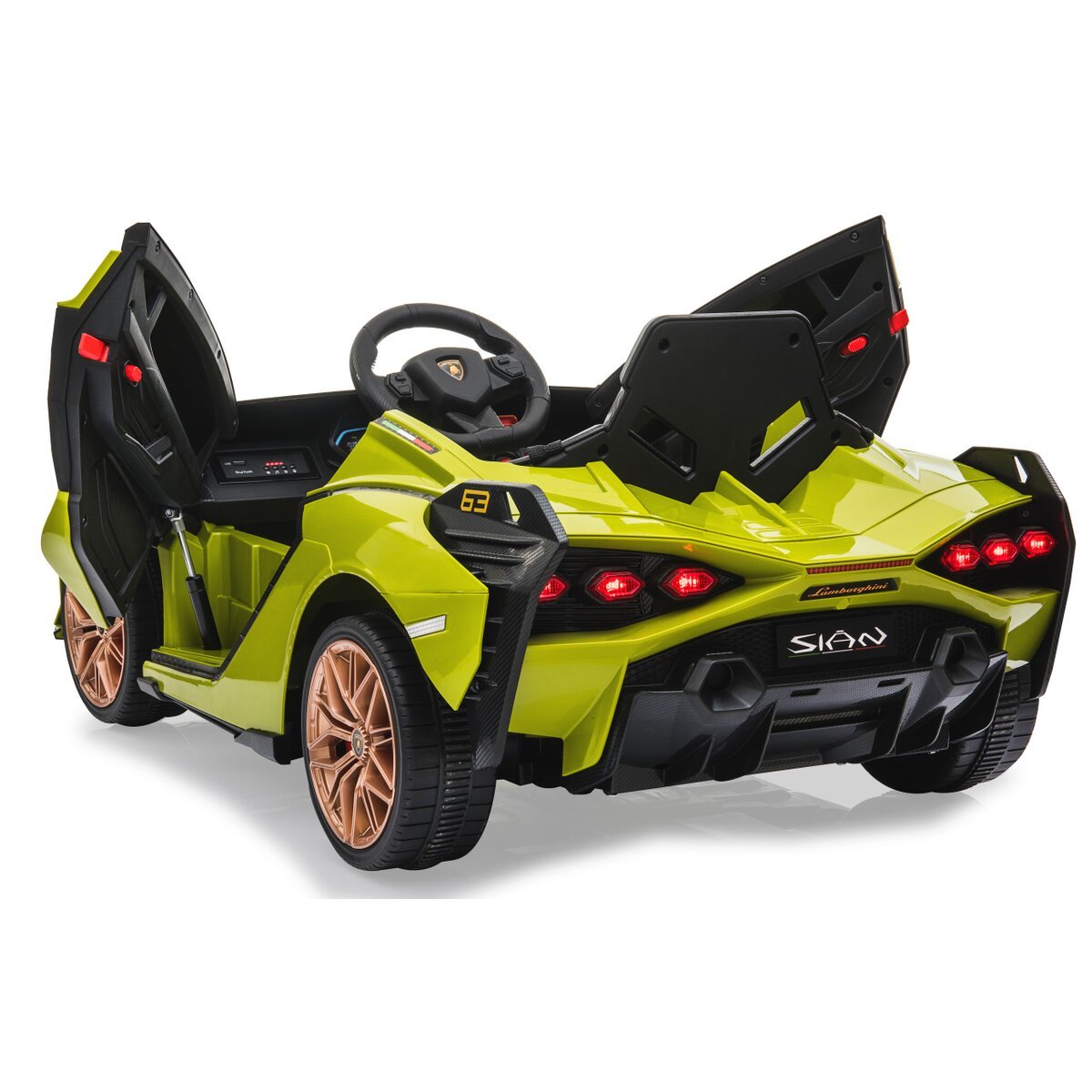 Jamara Ride-On Lamborghini Sian Verde 37 Mhz 3+