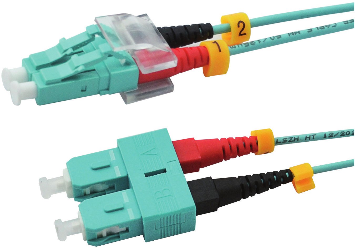 Red 2716-10-0022 Lwl-Duplex Cable De Red Lc Sc 2,0m Om3 Aqua