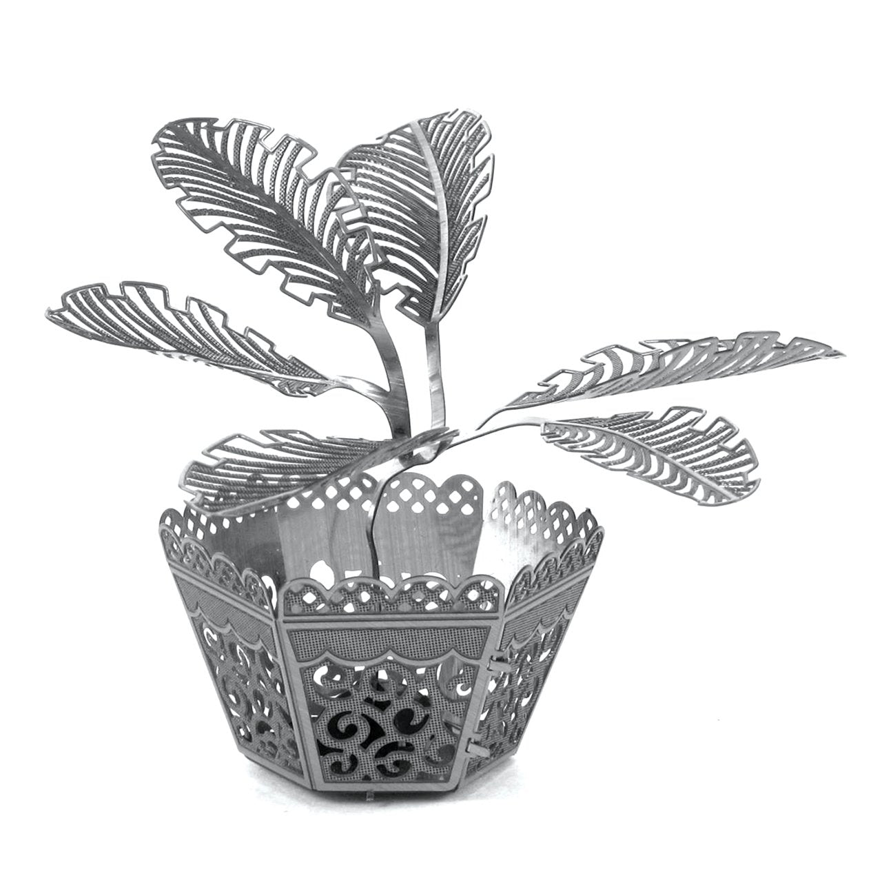 Maqueta 3d Metal Fascinations Sago Palm Tree Montaje Sin Pegamento Ni Soldadura Maquetas 3d