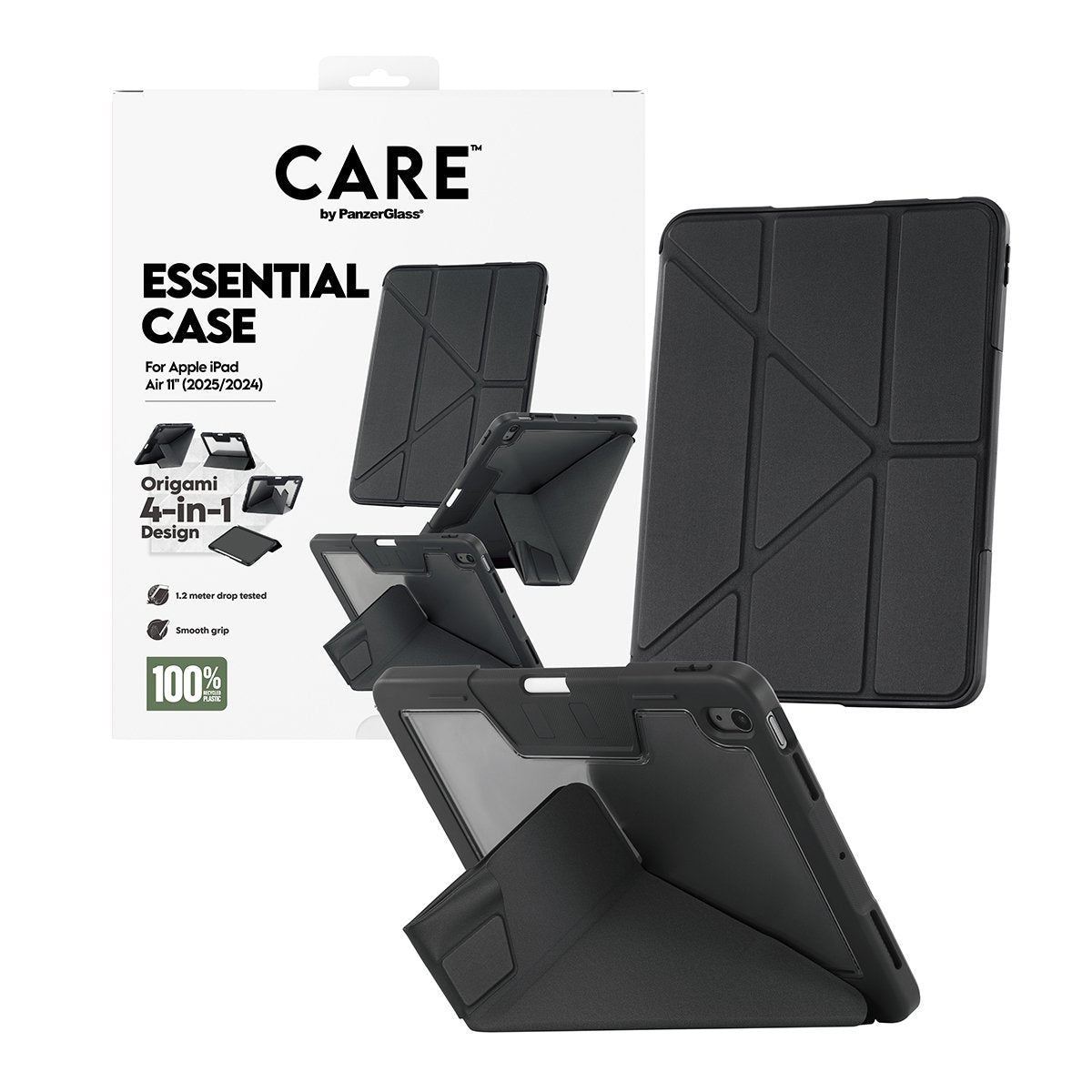 EAN 5715685030710 - PanzerGlass CARE™ by Essential Case Black iPad Air 11" (2024-2026) funda para teléfono móvil Negro imagen 5